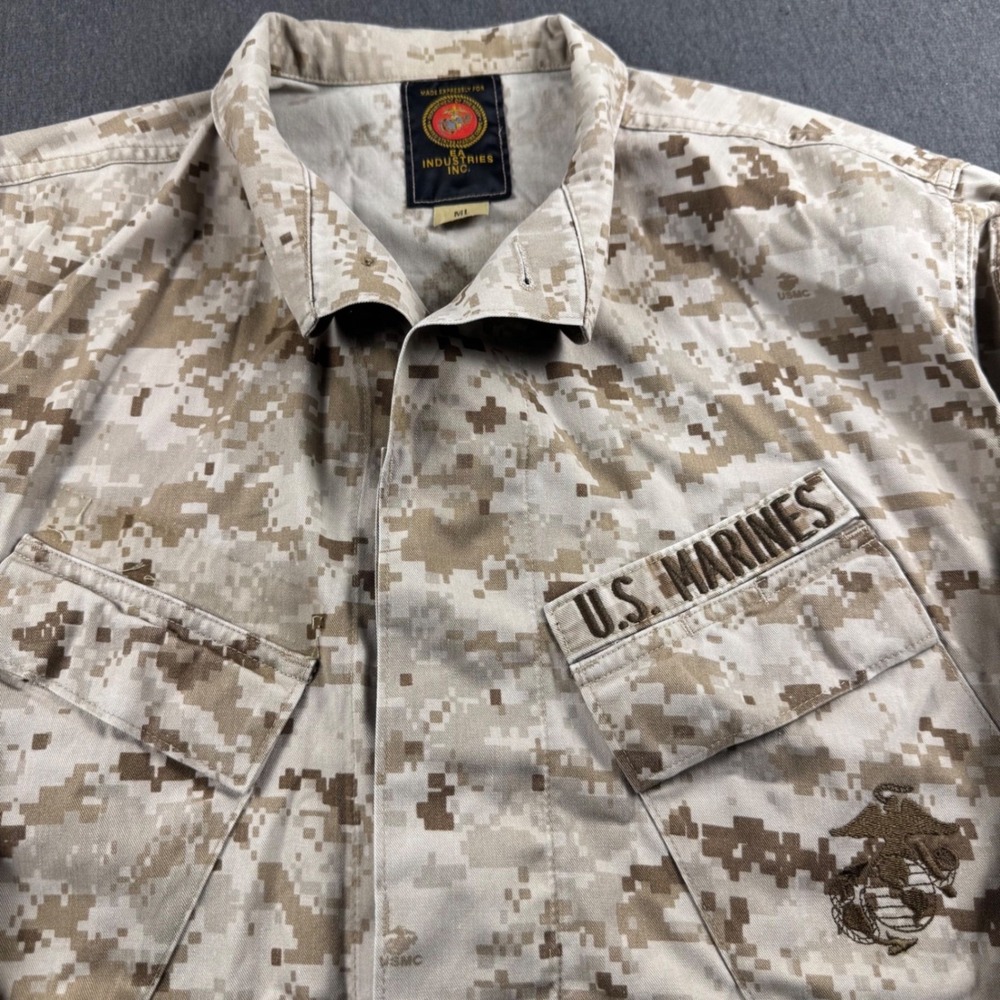 USMC Desert MARPAT Digital Camo Combat Utility Uniform Shirt EA Industries ML